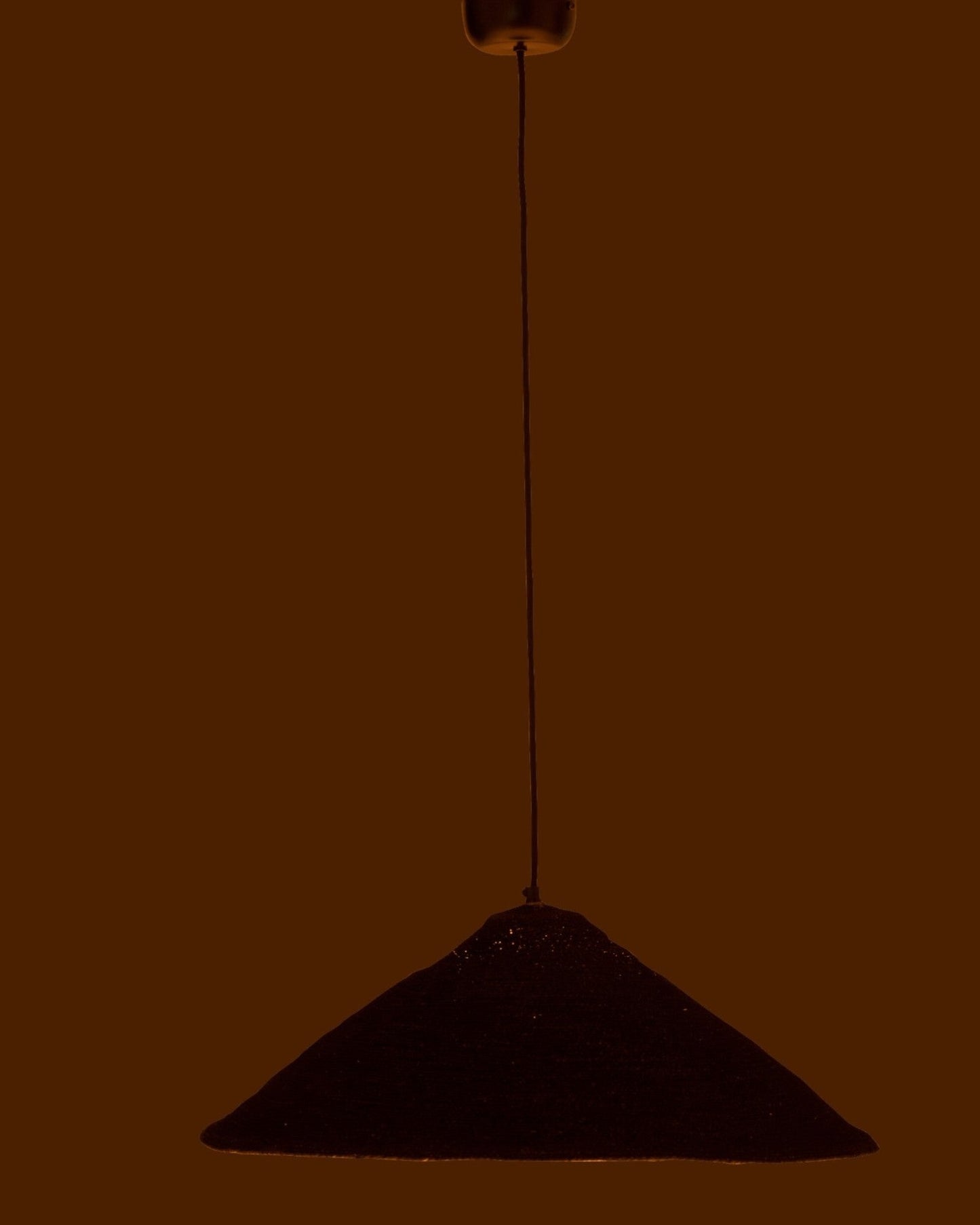 J-Line Black Pendant Lamp – 60 cm Moonj Grass – Natural Design