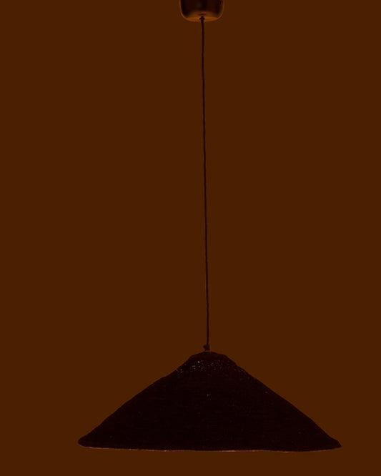 J-Line Black Pendant Lamp – 60 cm Moonj Grass – Natural Design