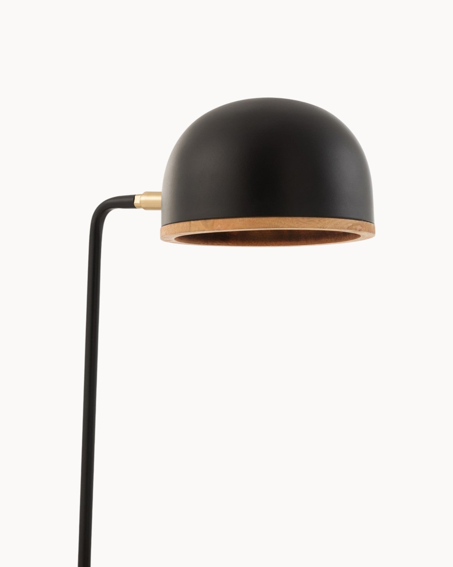 J-Line Evy Table Lamp – Black and Natural – Iron and Wood – E14 Socket