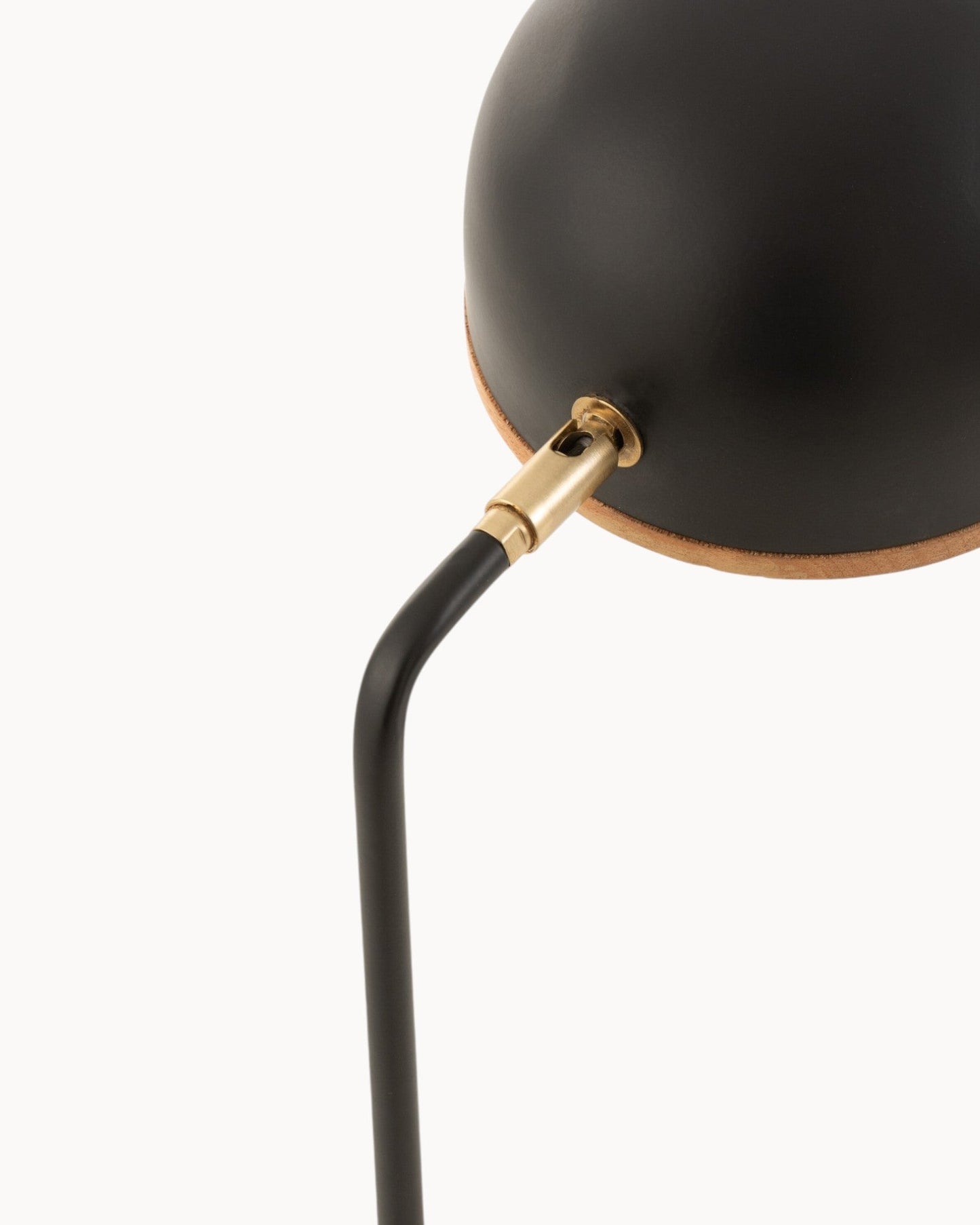 J-Line Evy Table Lamp – Black and Natural – Iron and Wood – E14 Socket