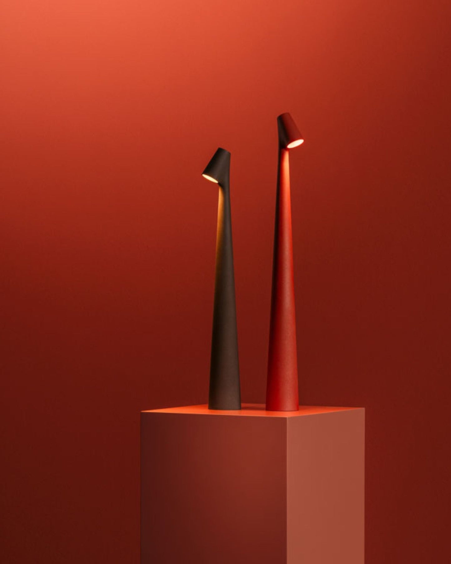 Contemporary Touch-Control Table Lamp with 3 Brightness Settings, Aluminum Design