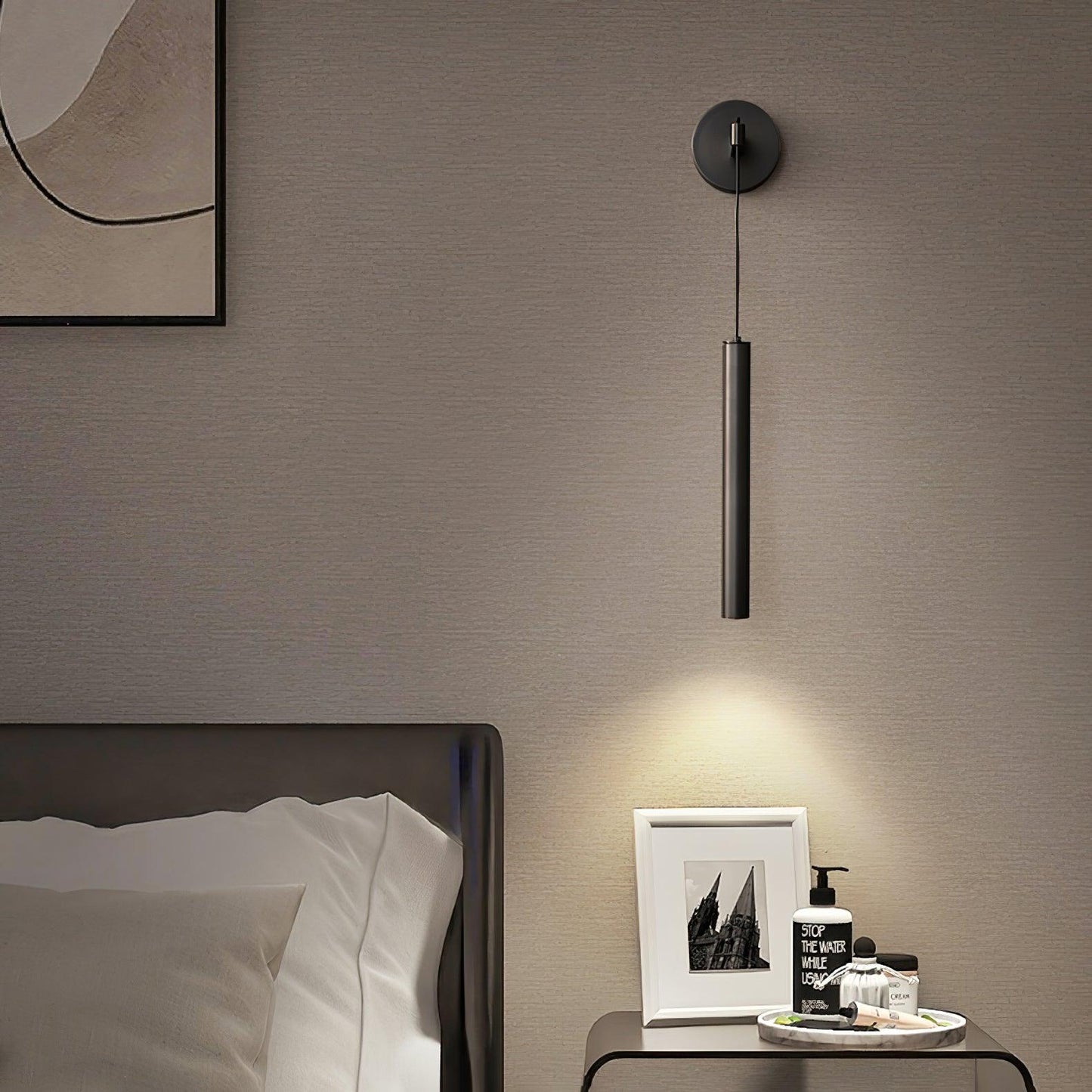 Cecilia Indoor Wall Sconce with Brass Accents