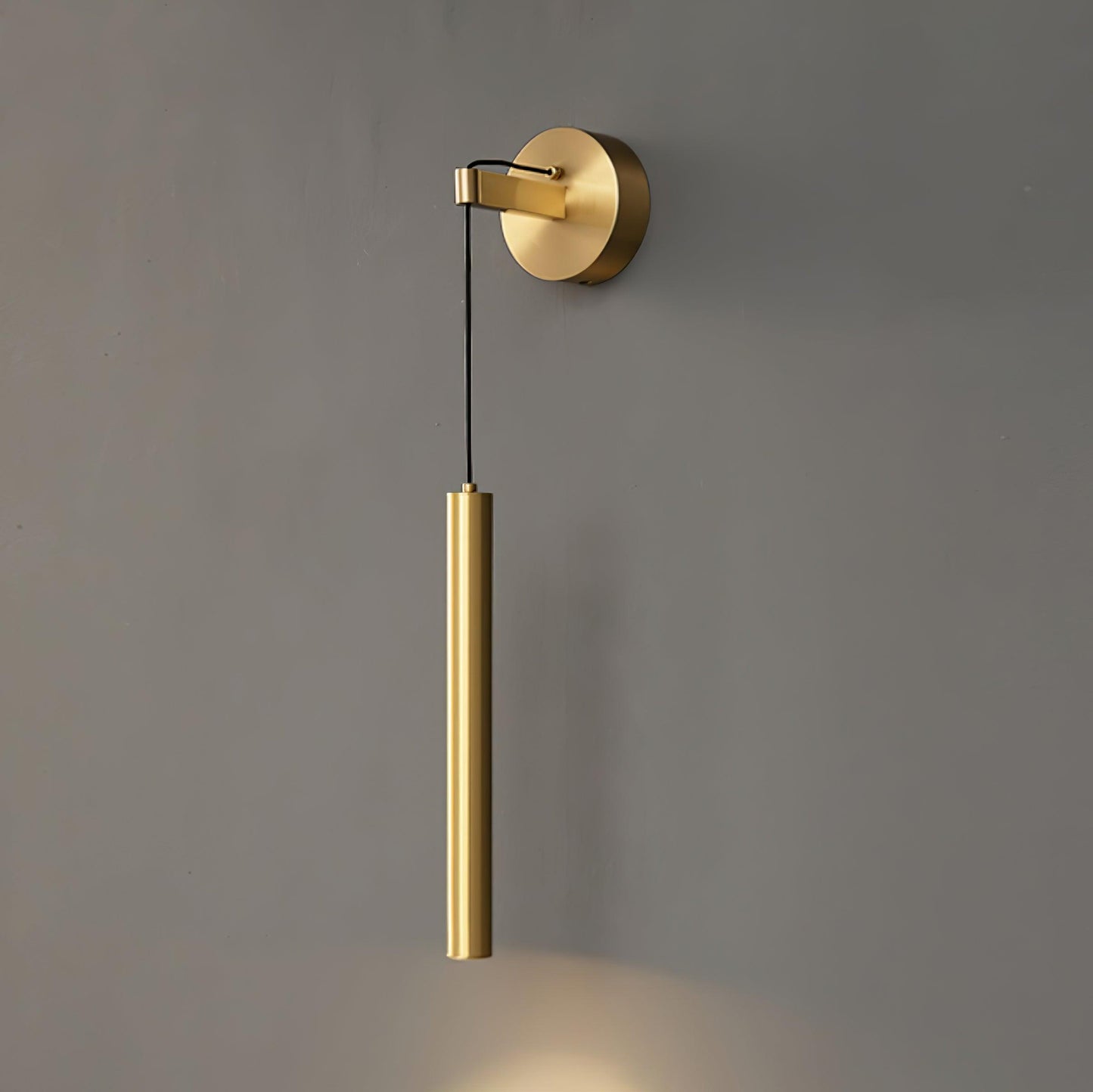 Cecilia Indoor Wall Sconce with Brass Accents