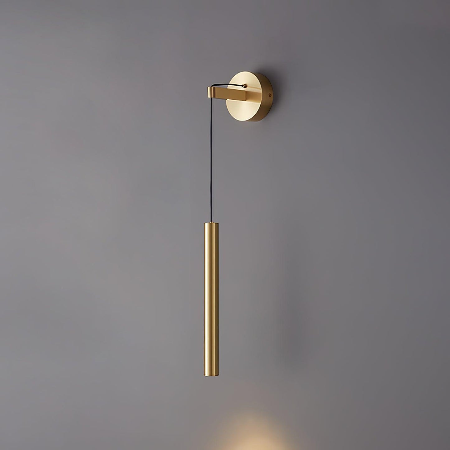 Cecilia Indoor Wall Sconce with Brass Accents