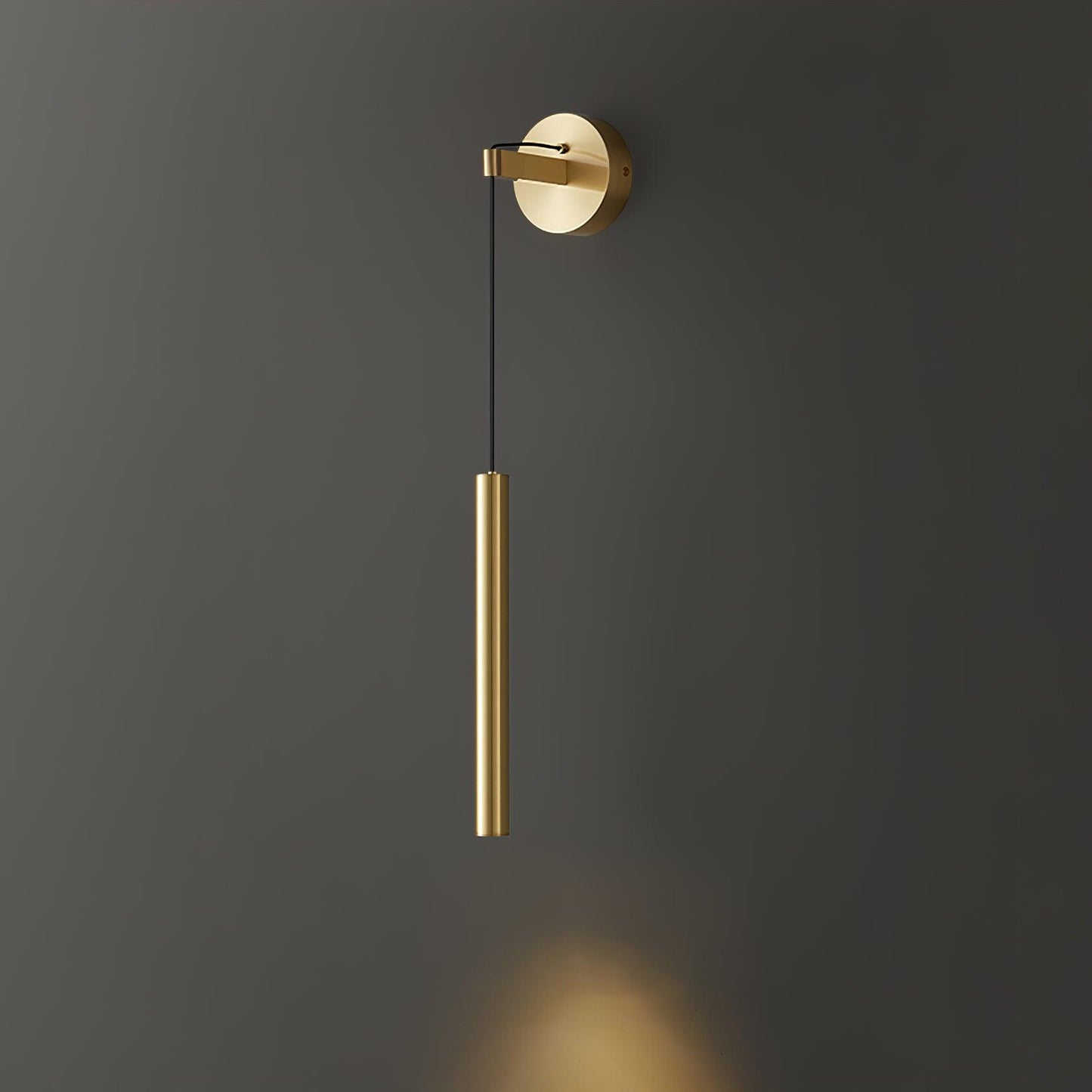 Cecilia Indoor Wall Sconce with Brass Accents