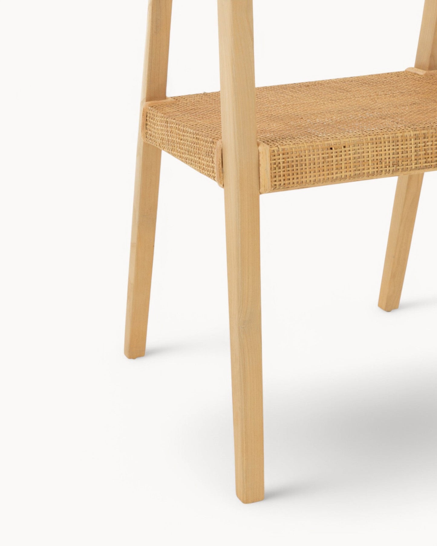 J-Line Emma Dining Chair – Natural Teak Wood – Dimensions: 55x55x71 cm