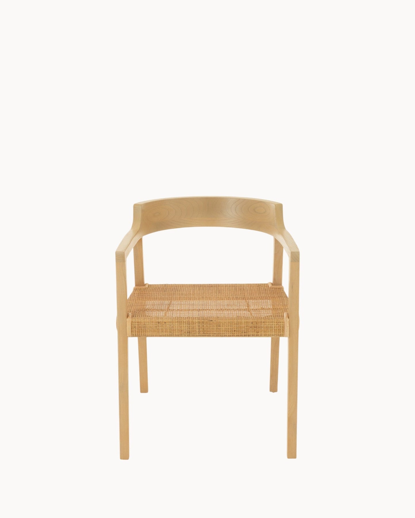 J-Line Emma Dining Chair – Natural Teak Wood – Dimensions: 55x55x71 cm