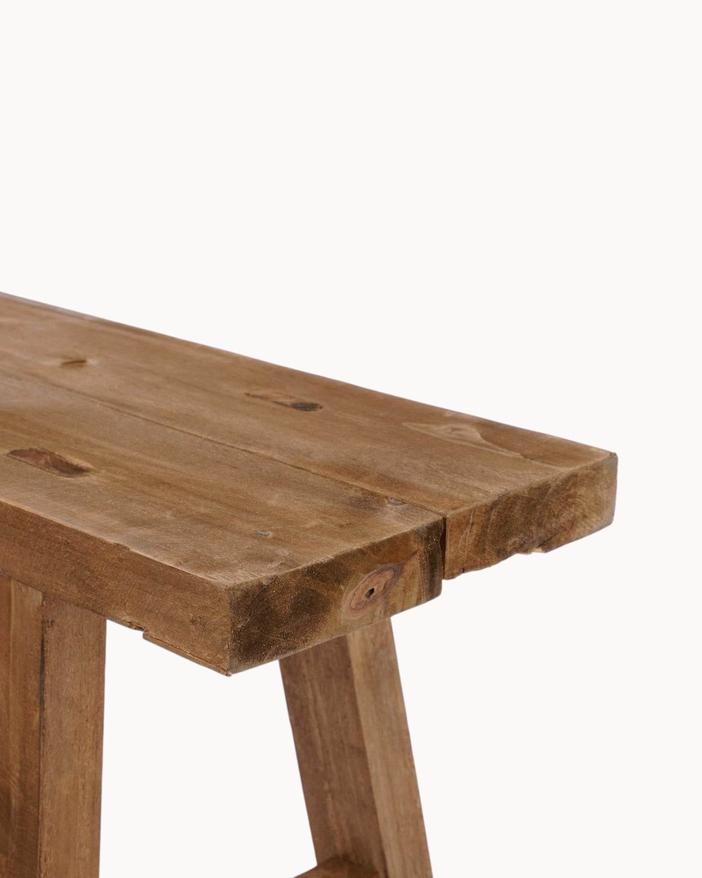 Mica Decorations Recycled Wood Bench – Brown – Dimensions: L108 x W20 x H36.5 cm