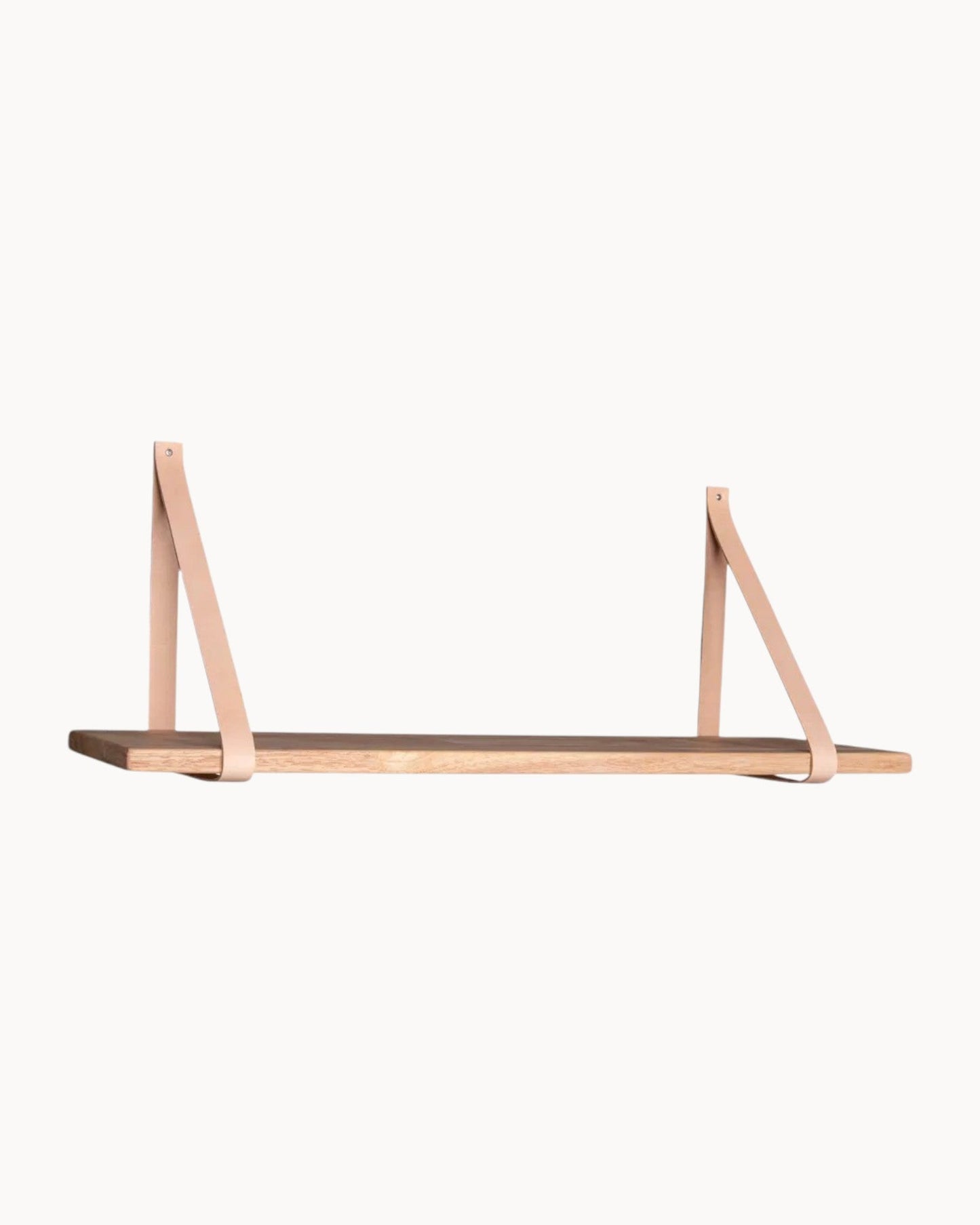 Natural Wood Oven Shelf with Leather Straps - 120 cm