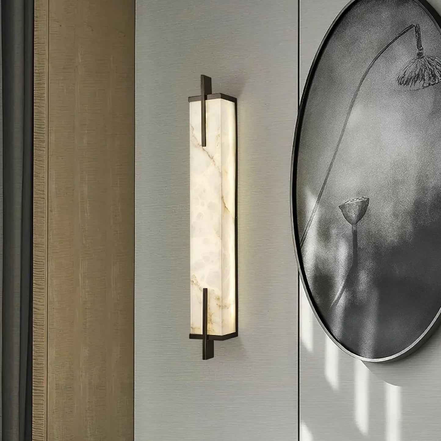 Alabaster Wall Lamp by Zenith