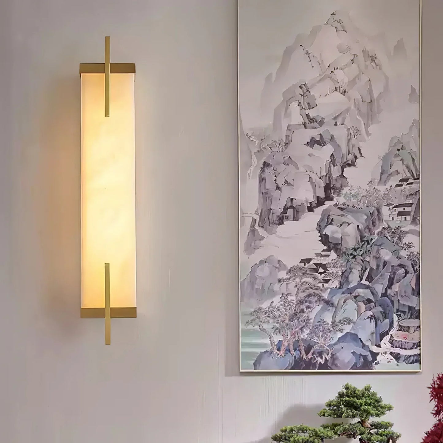 Alabaster Wall Lamp by Zenith