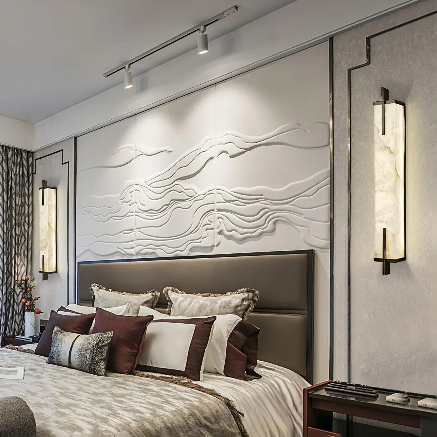 Alabaster Wall Lamp by Zenith