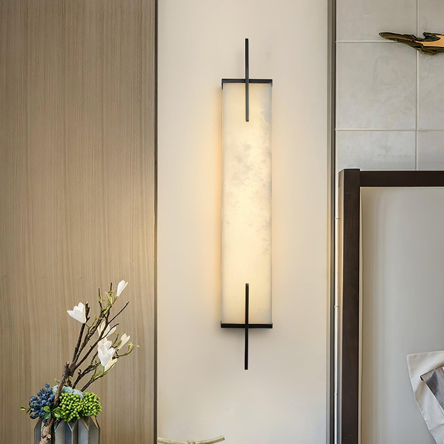 Alabaster Wall Lamp by Zenith