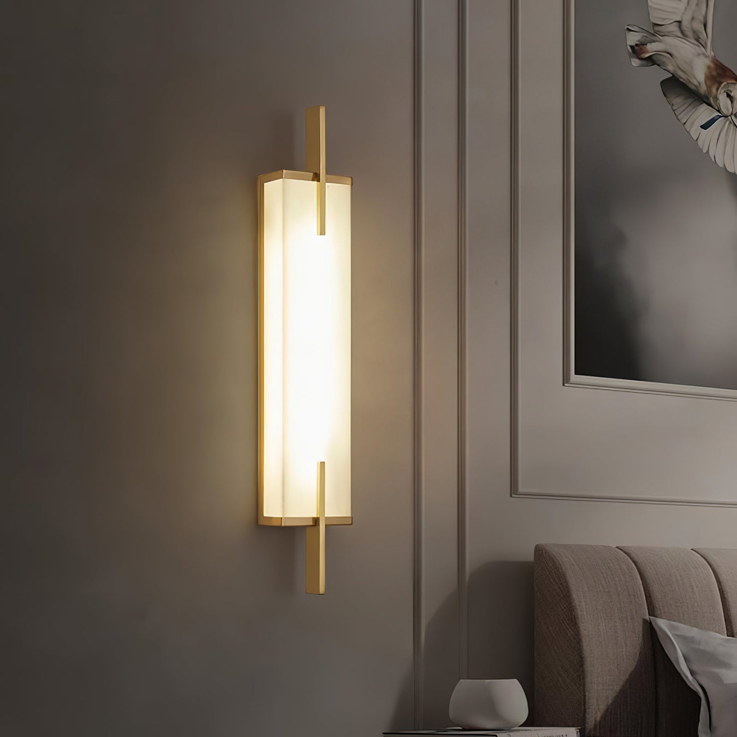 Alabaster Wall Lamp by Zenith