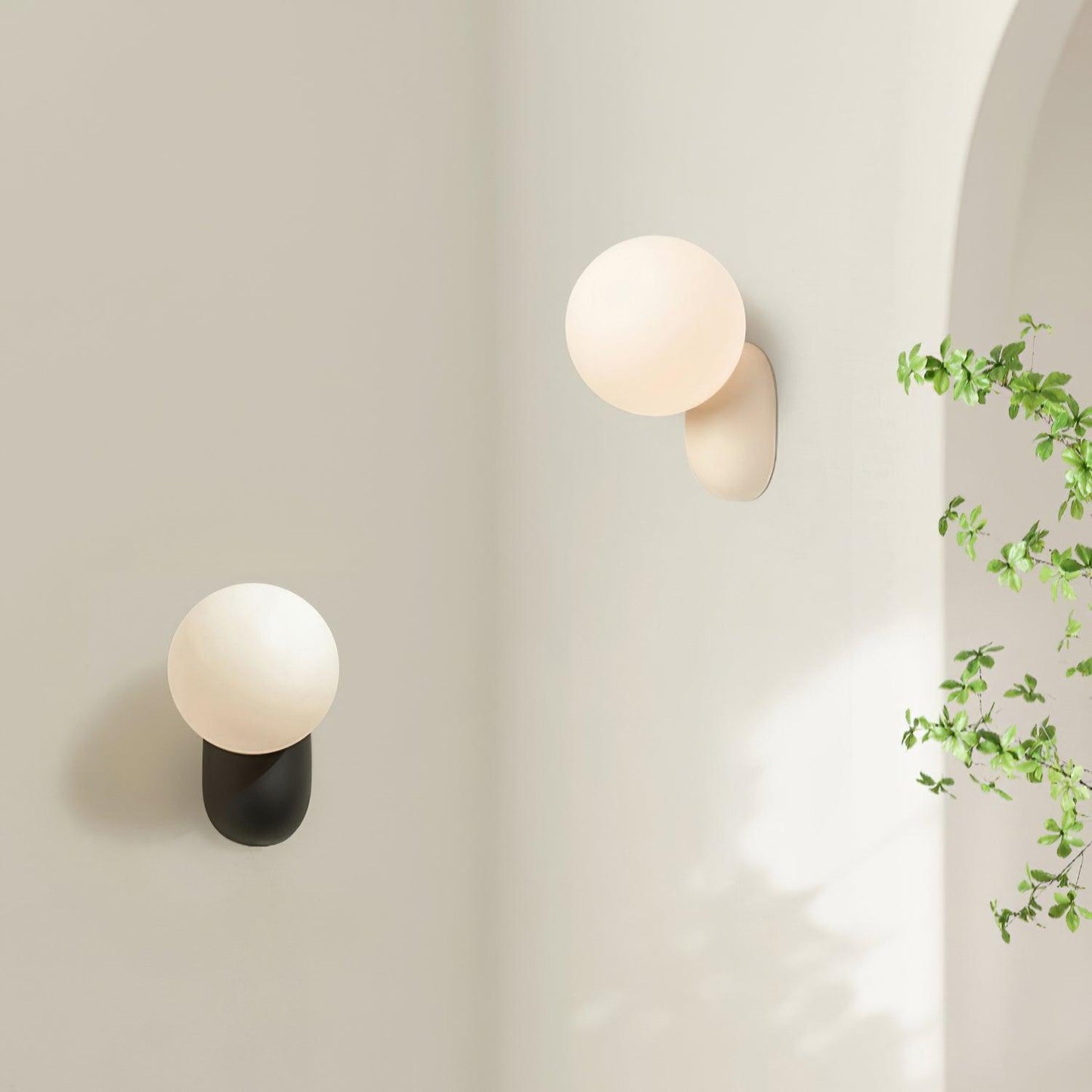 Lunara Minimalist Globe Wall Lamp