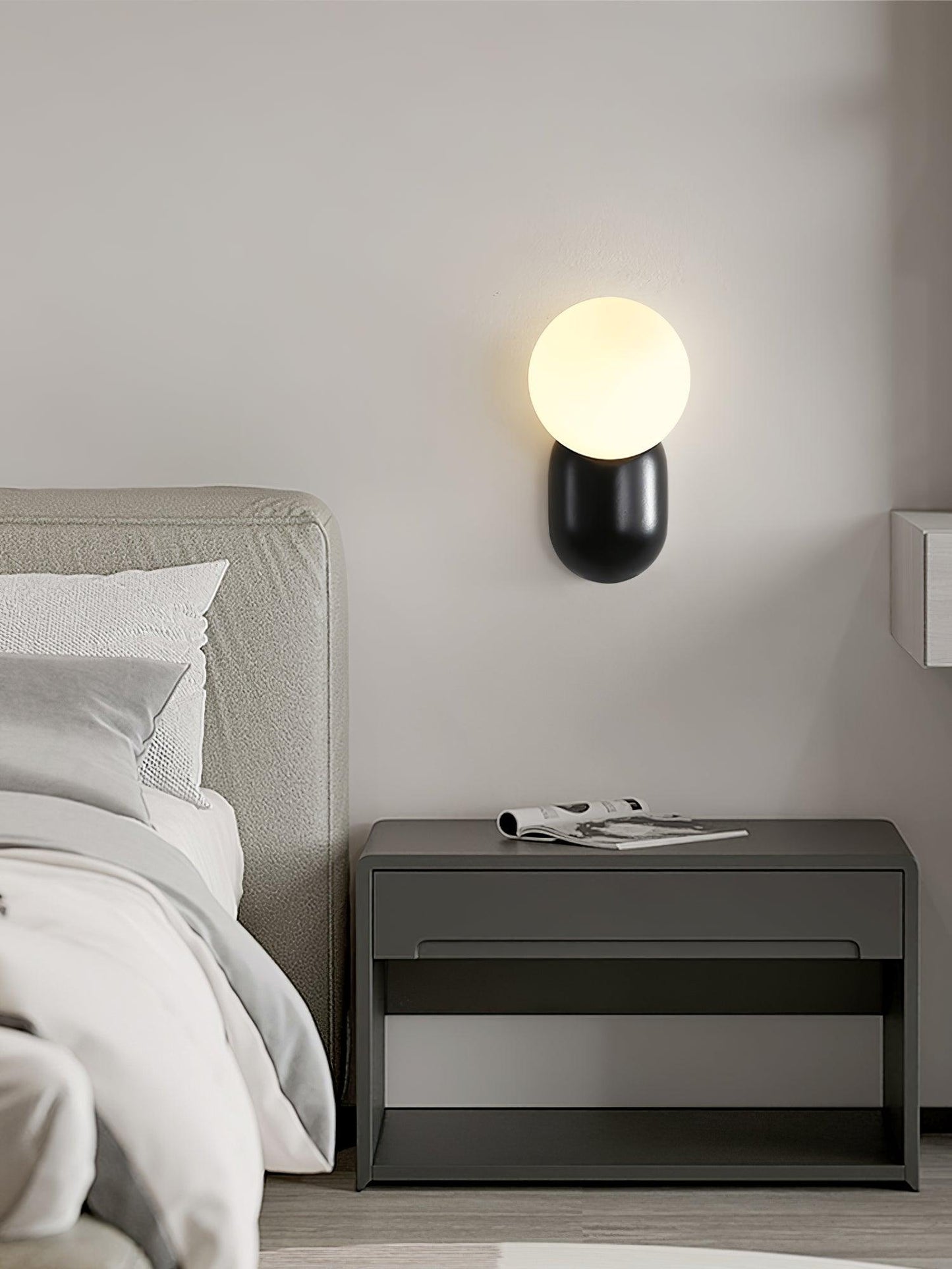 Lunara Minimalist Globe Wall Lamp