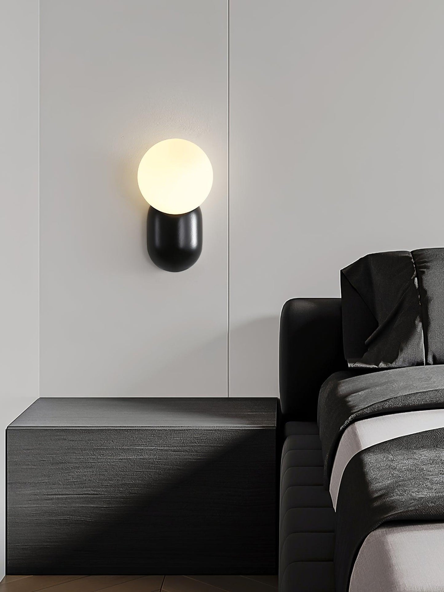 Lunara Minimalist Globe Wall Lamp