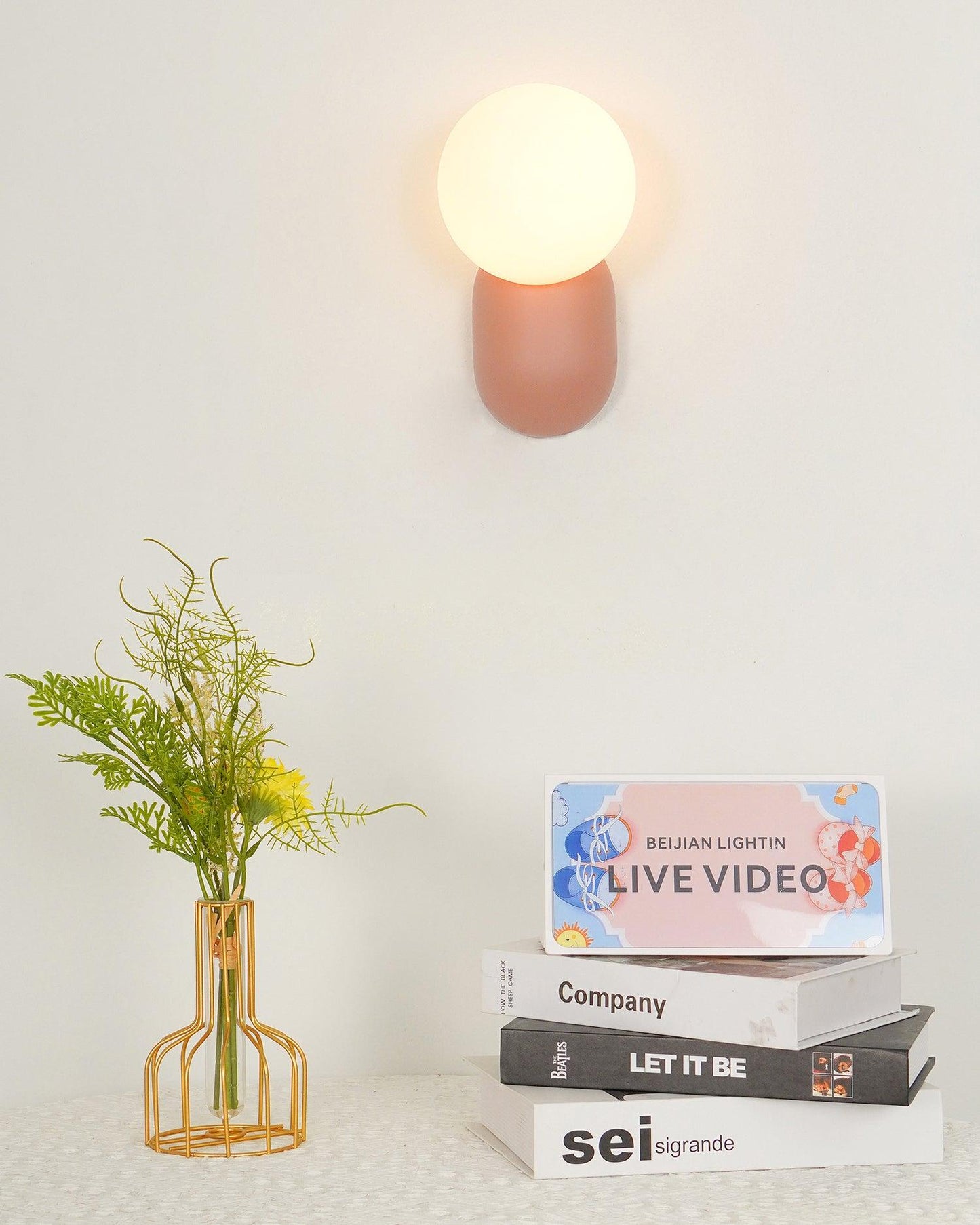 Lunara Minimalist Globe Wall Lamp