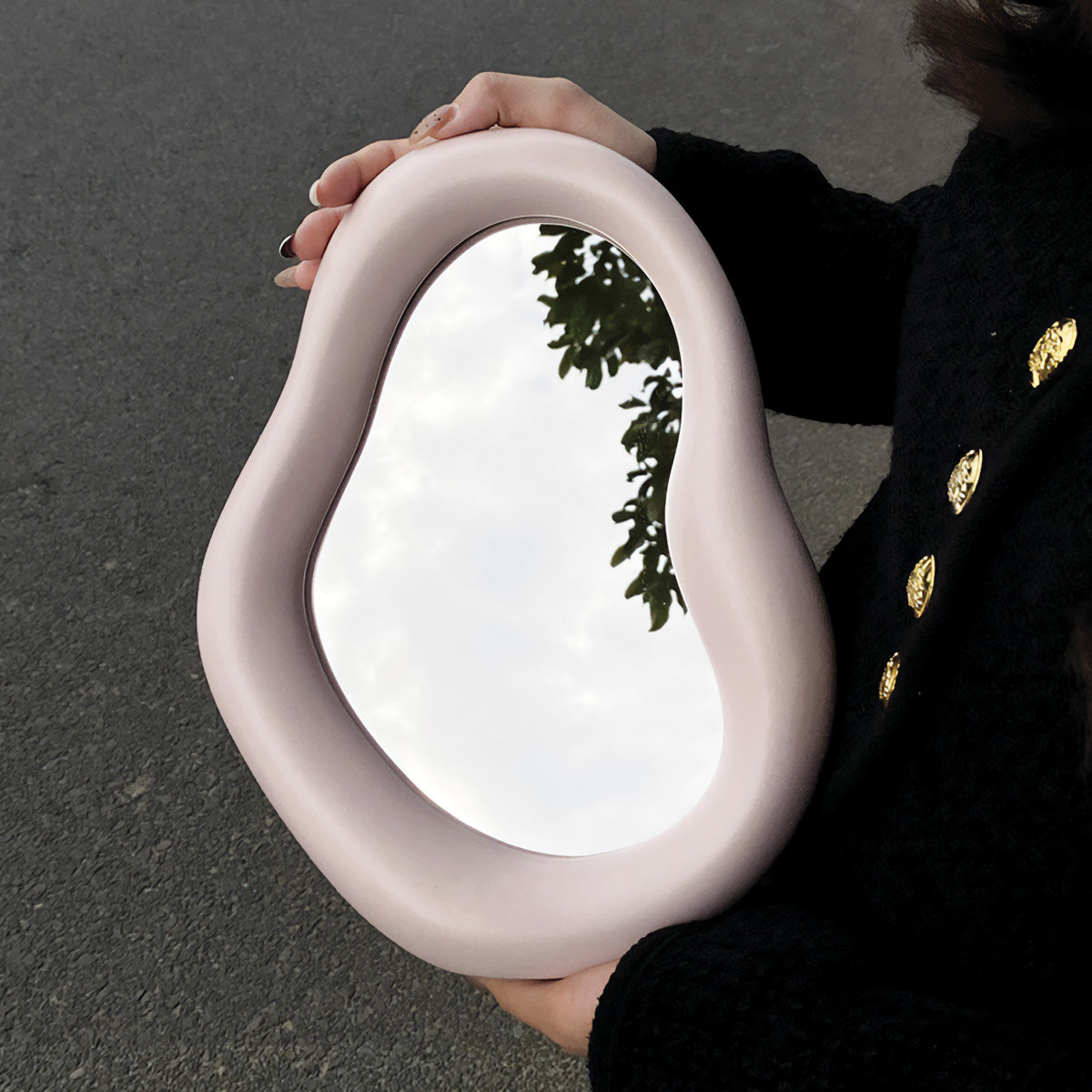 Bold Chunky Table Mirror