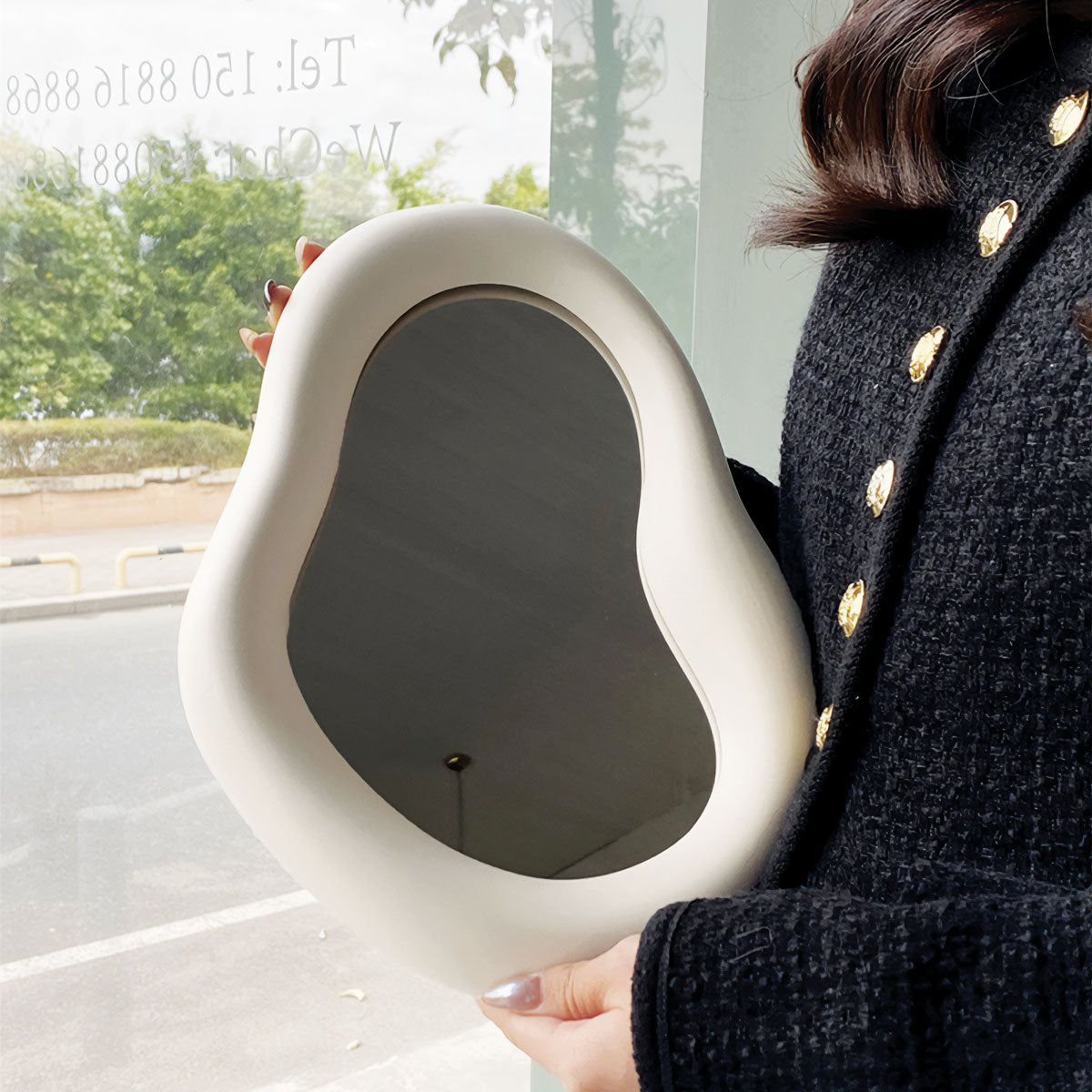 Bold Chunky Table Mirror