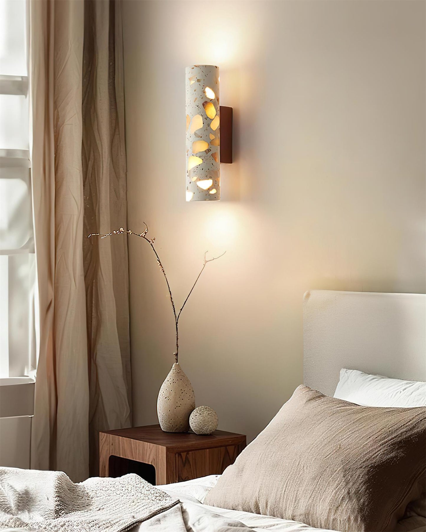Fioren Minimalist Terrazzo Wall Lamp