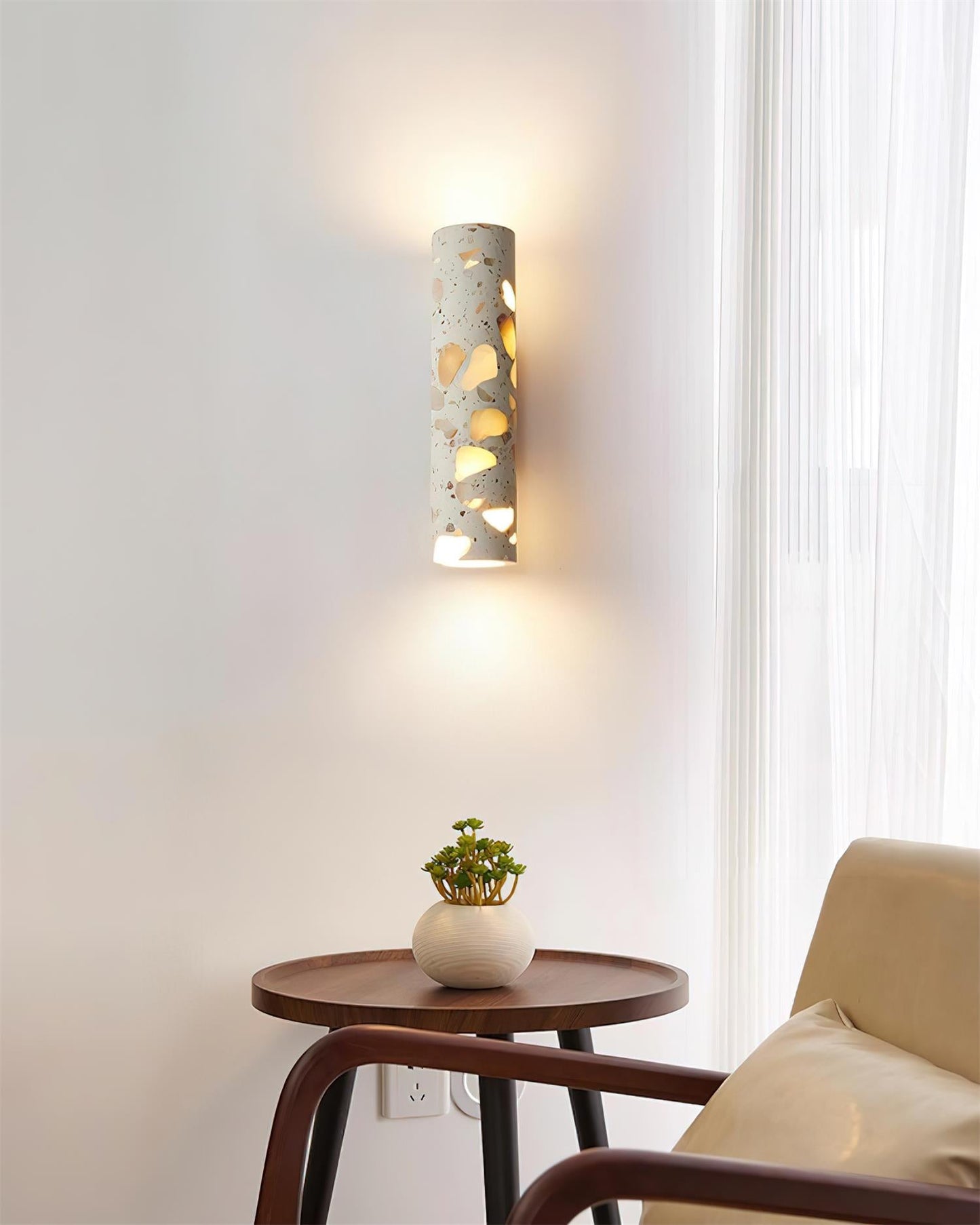 Fioren Minimalist Terrazzo Wall Lamp