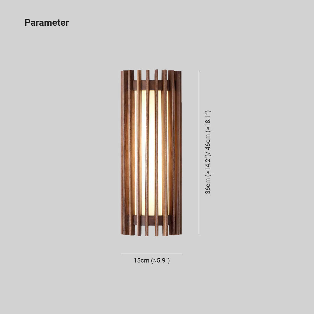 Walnut Indoor Neyra Wall Lamp