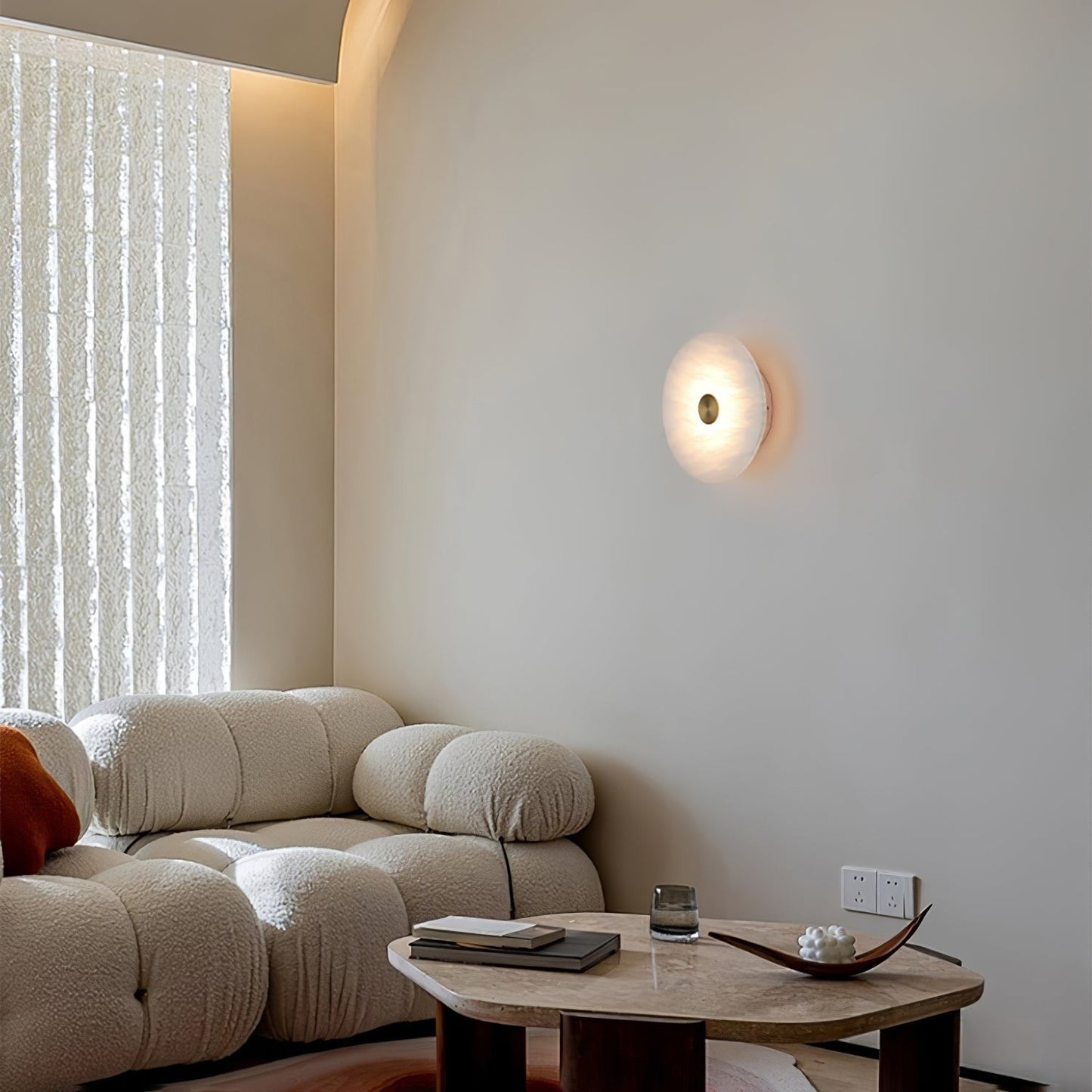 Alabaster Ceiling Light by Selina