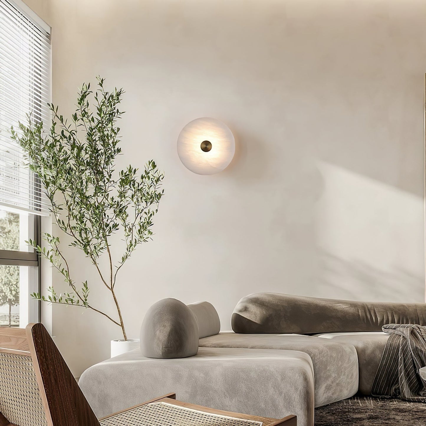 Alabaster Ceiling Light by Selina