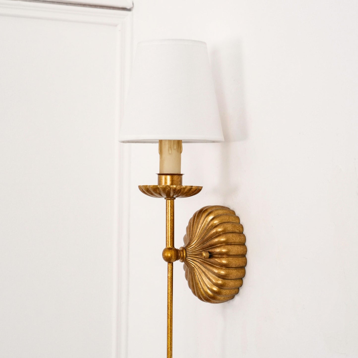 Antique Candle-Shaped Zelu Wall Lamp
