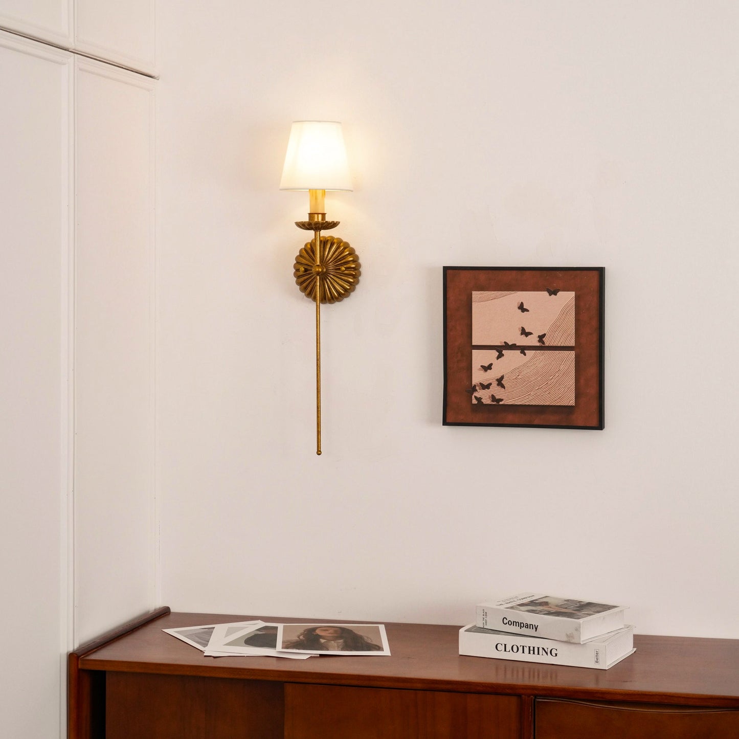 Antique Candle-Shaped Zelu Wall Lamp