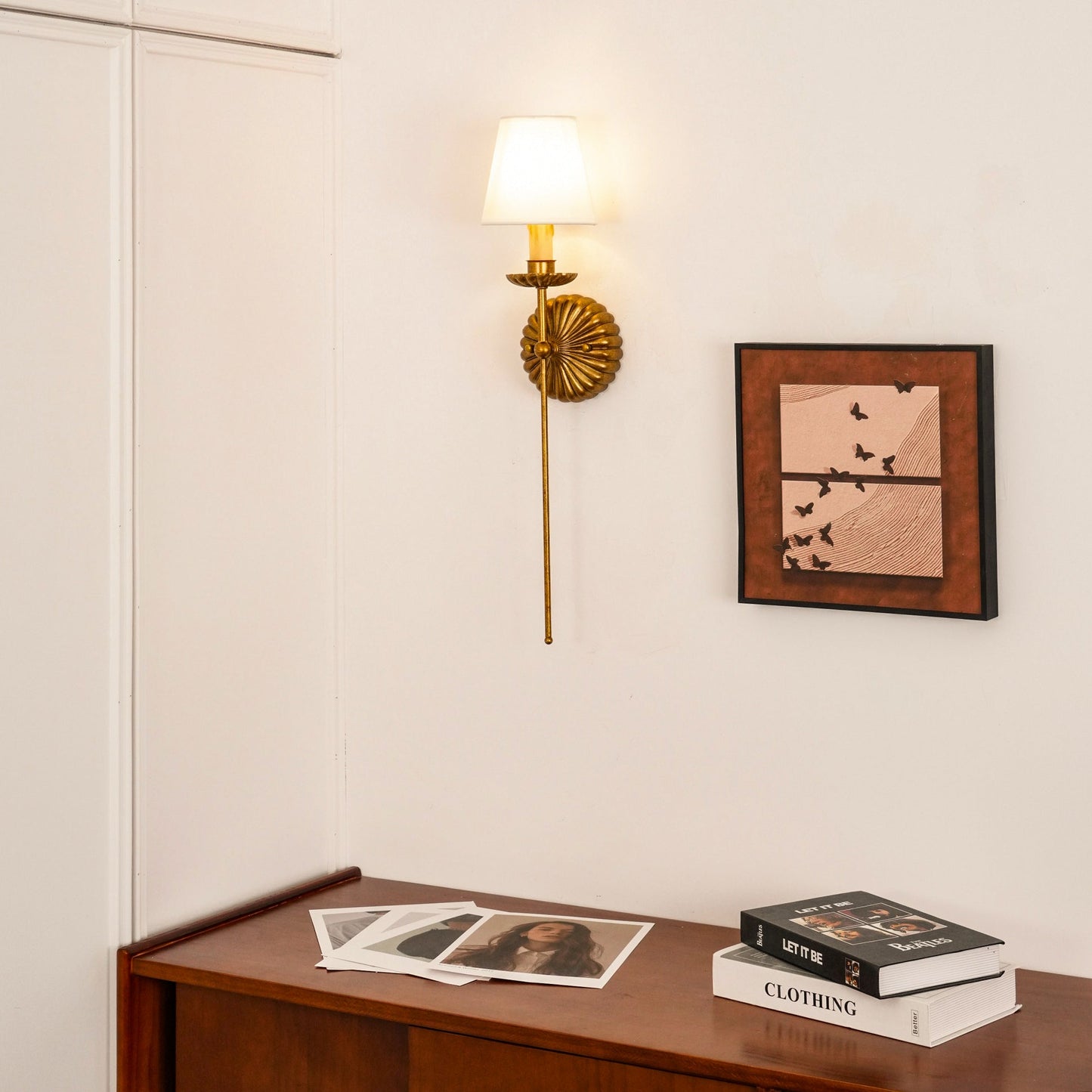 Antique Candle-Shaped Zelu Wall Lamp