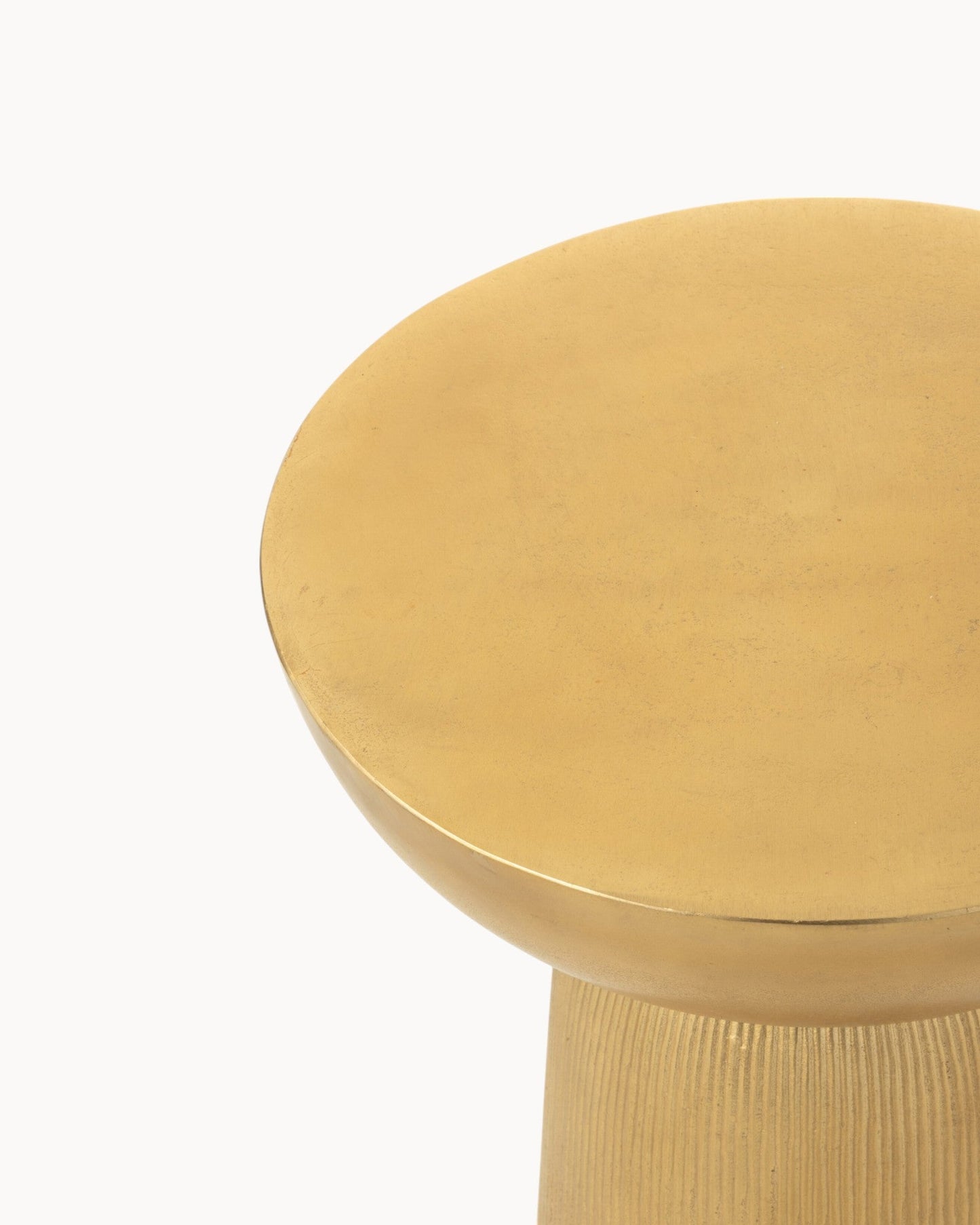 J-Line Louane Gold Metal Side Table – 36x36x52 cm