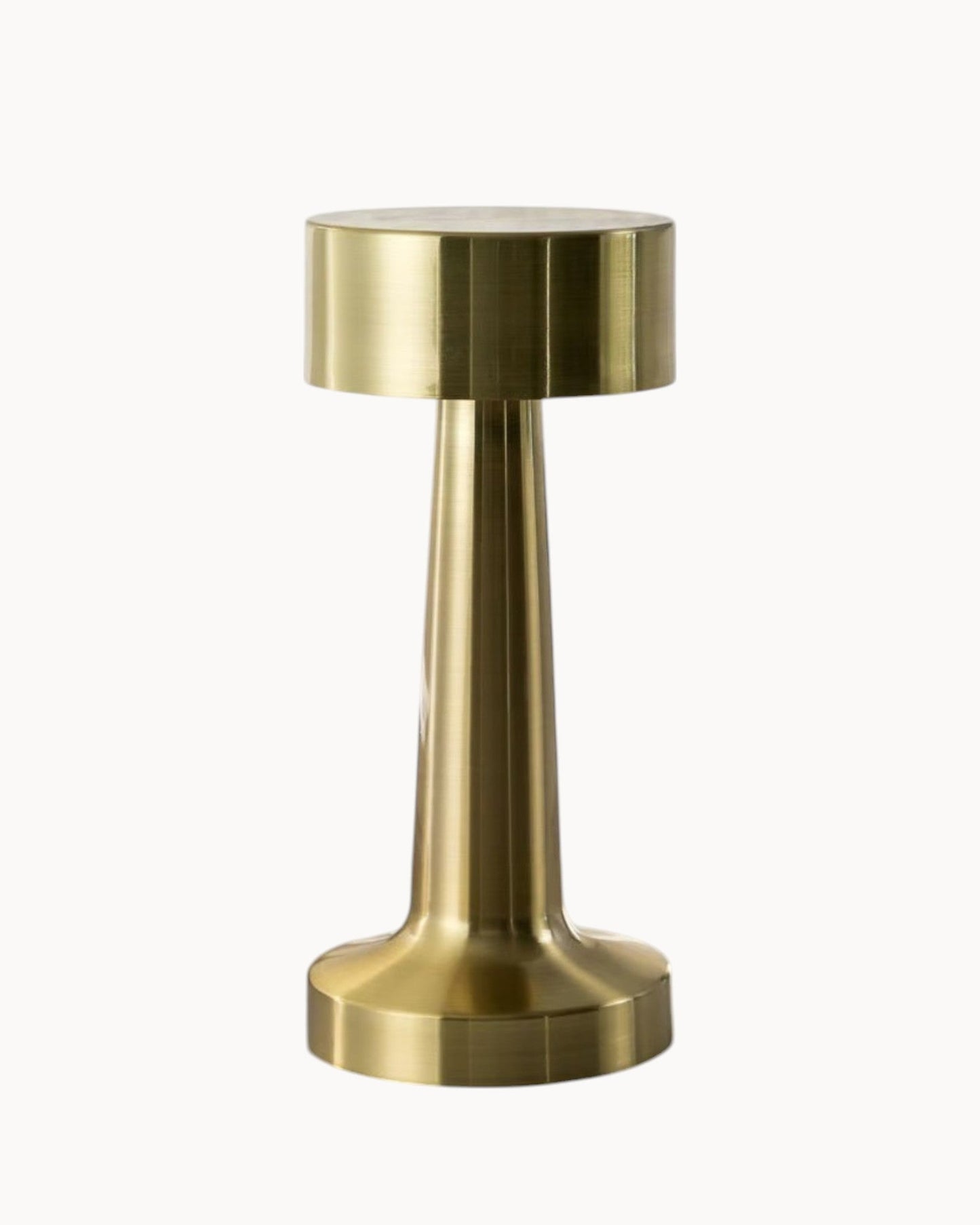 Vintage Gold Mull Wireless LED Table Lamp - Dimmable Design