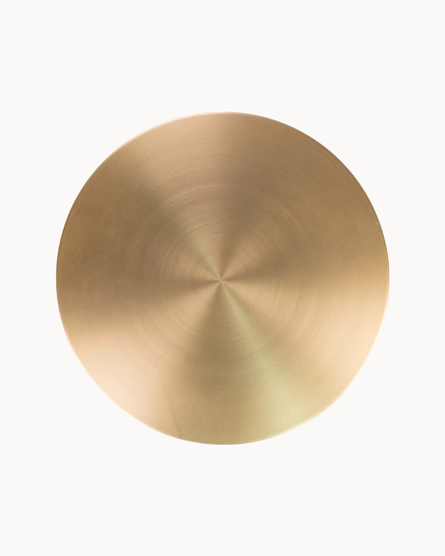 Lecco Marble and Brass Side Table – 41 cm Diameter, 58 cm Height