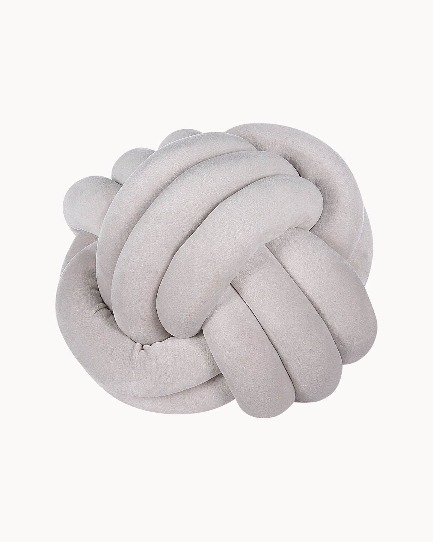 Velvet Decorative Knot Pillow - Mint Green, Black, and Light Gray