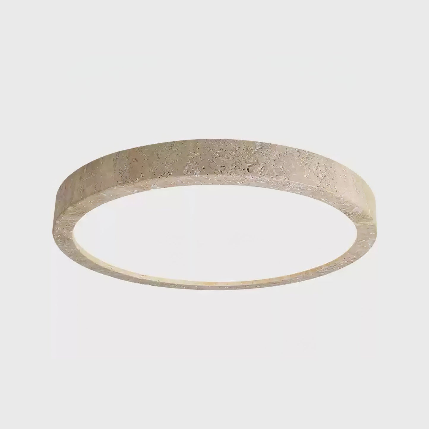 Artalor Sleek Travertine Ceiling Light