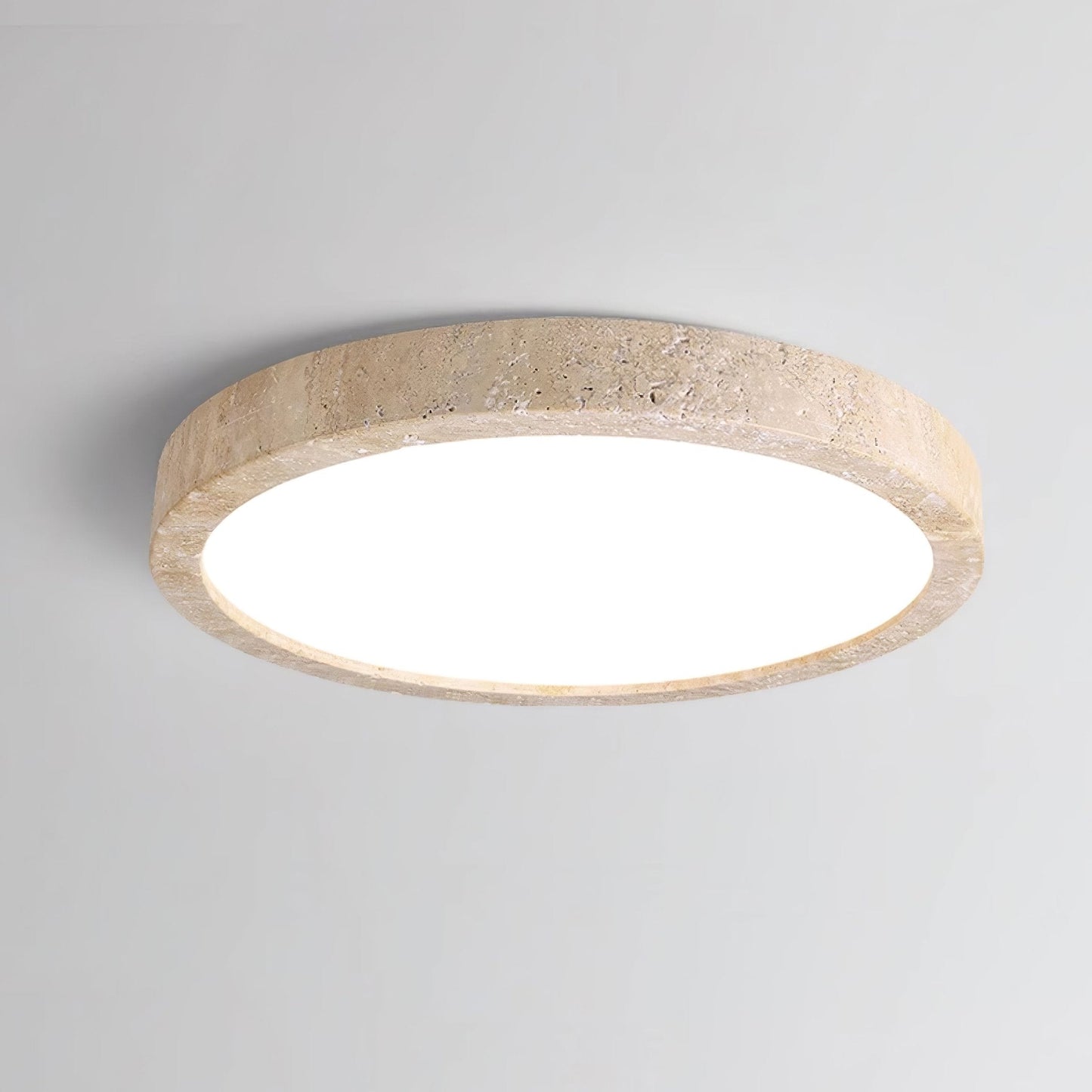 Artalor Sleek Travertine Ceiling Light