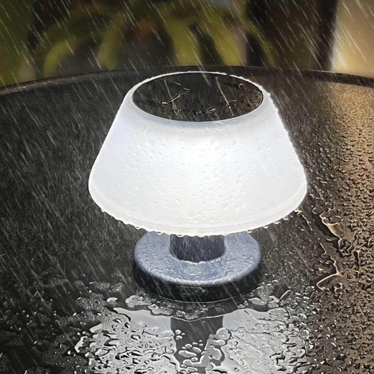 LED Solar Table Lamp | Waterproof IP65, 20 Lumens, 4 Brightness Settings, 6-8 Hours Battery Life