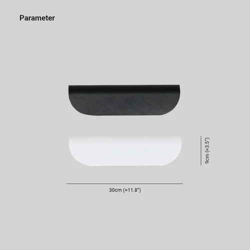 Ray Modern LED Wall Light - Versatile Indoor/Outdoor Fixture in White/Black for Garden and Hallway