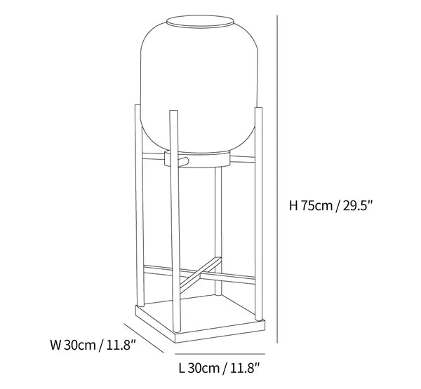 Contemporary Stainless Steel Solar Floor Lamp with 11-15W LED, 36V, 3C Certification