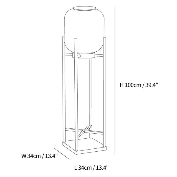 Contemporary Stainless Steel Solar Floor Lamp with 11-15W LED, 36V, 3C Certification