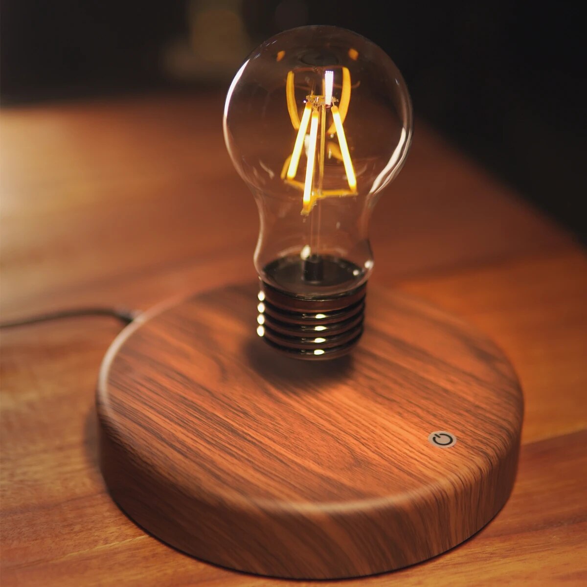 Levitating Tesla Desk Lamp - 360° Rotatable LED with Magnetic Suspension and Touch Control