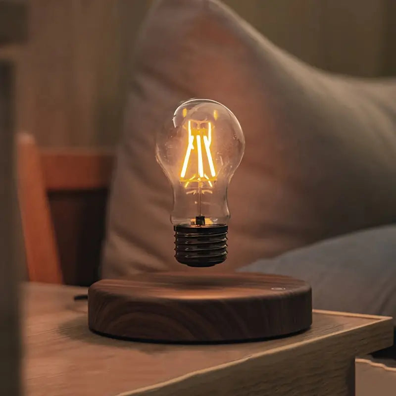 Levitating Tesla Desk Lamp - 360° Rotatable LED with Magnetic Suspension and Touch Control