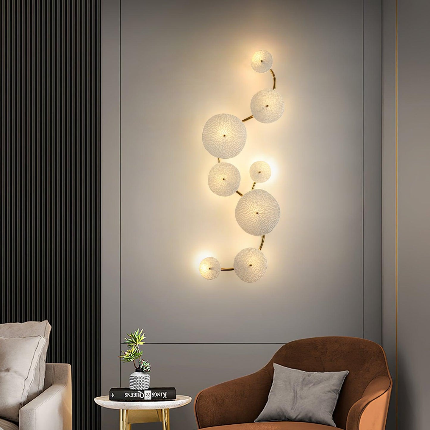 Lotus Leaf Wall Light by Kaivo