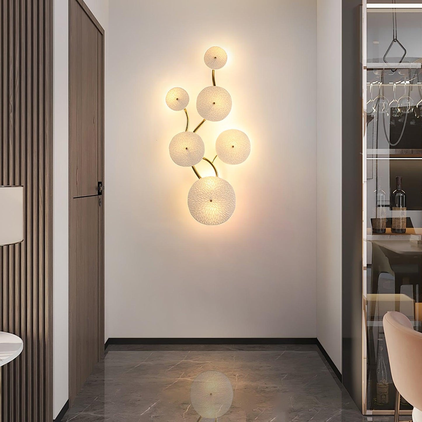 Lotus Leaf Wall Light by Kaivo