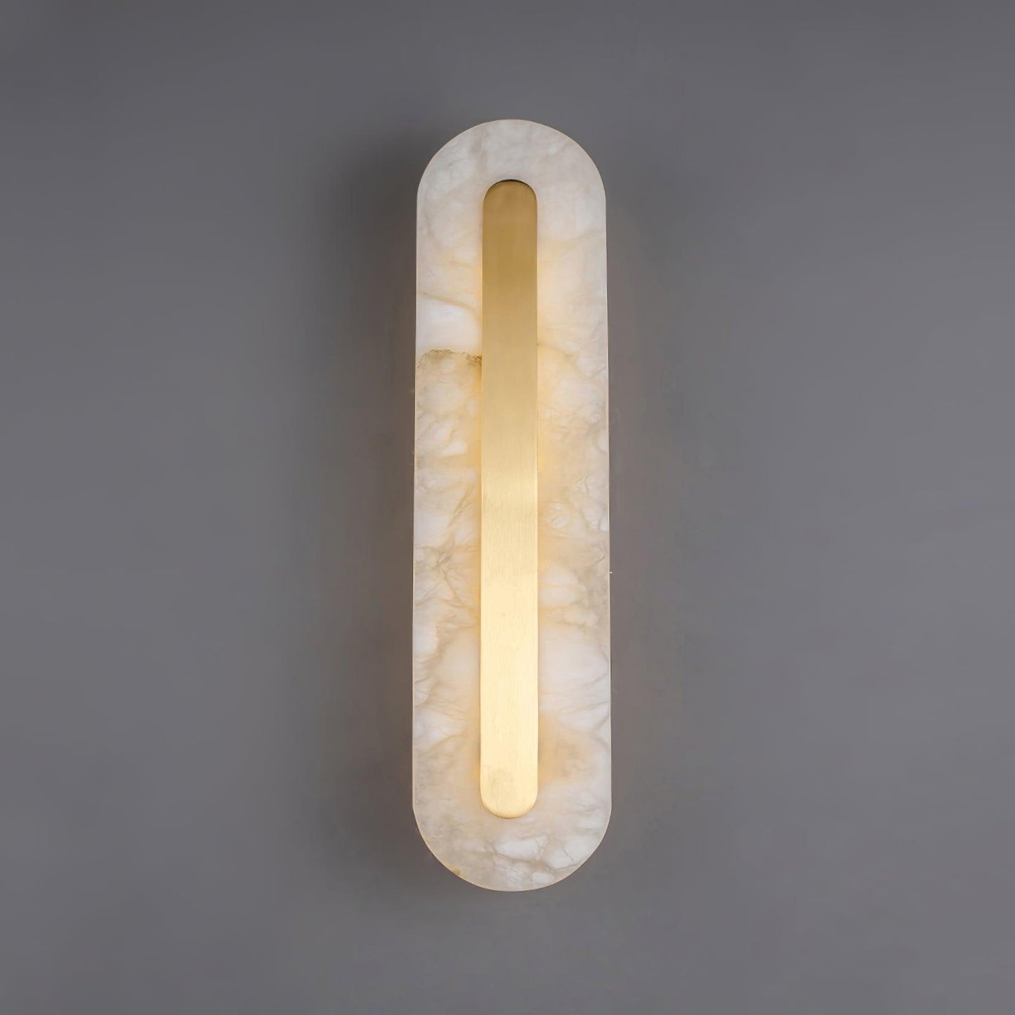 Hurn Curved Alabaster Wall Sconce