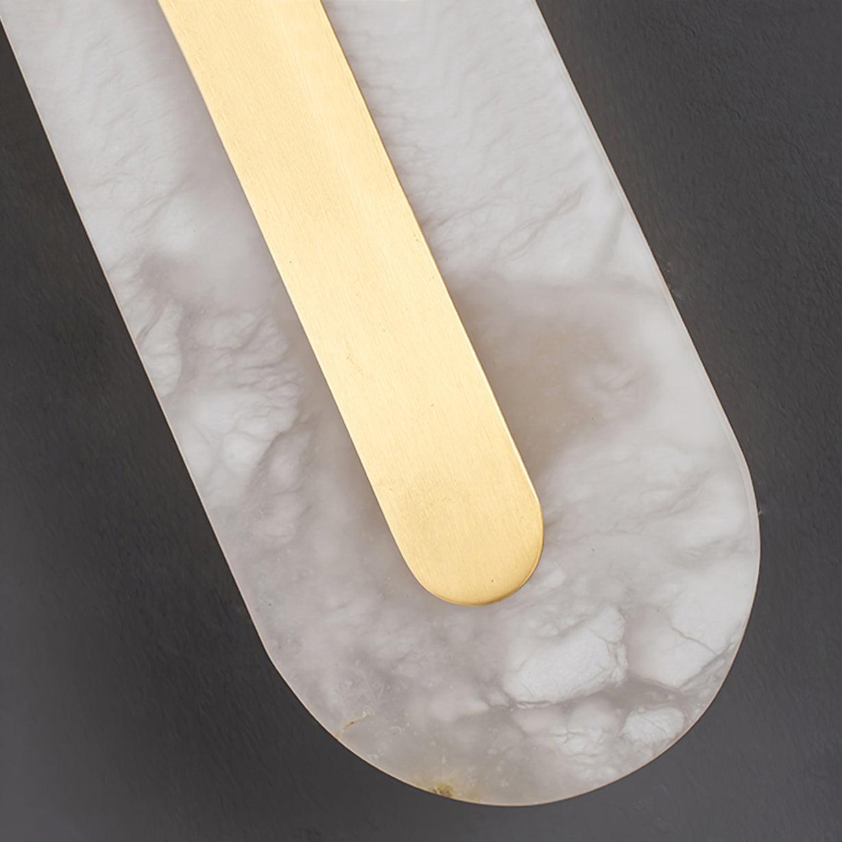 Hurn Curved Alabaster Wall Sconce