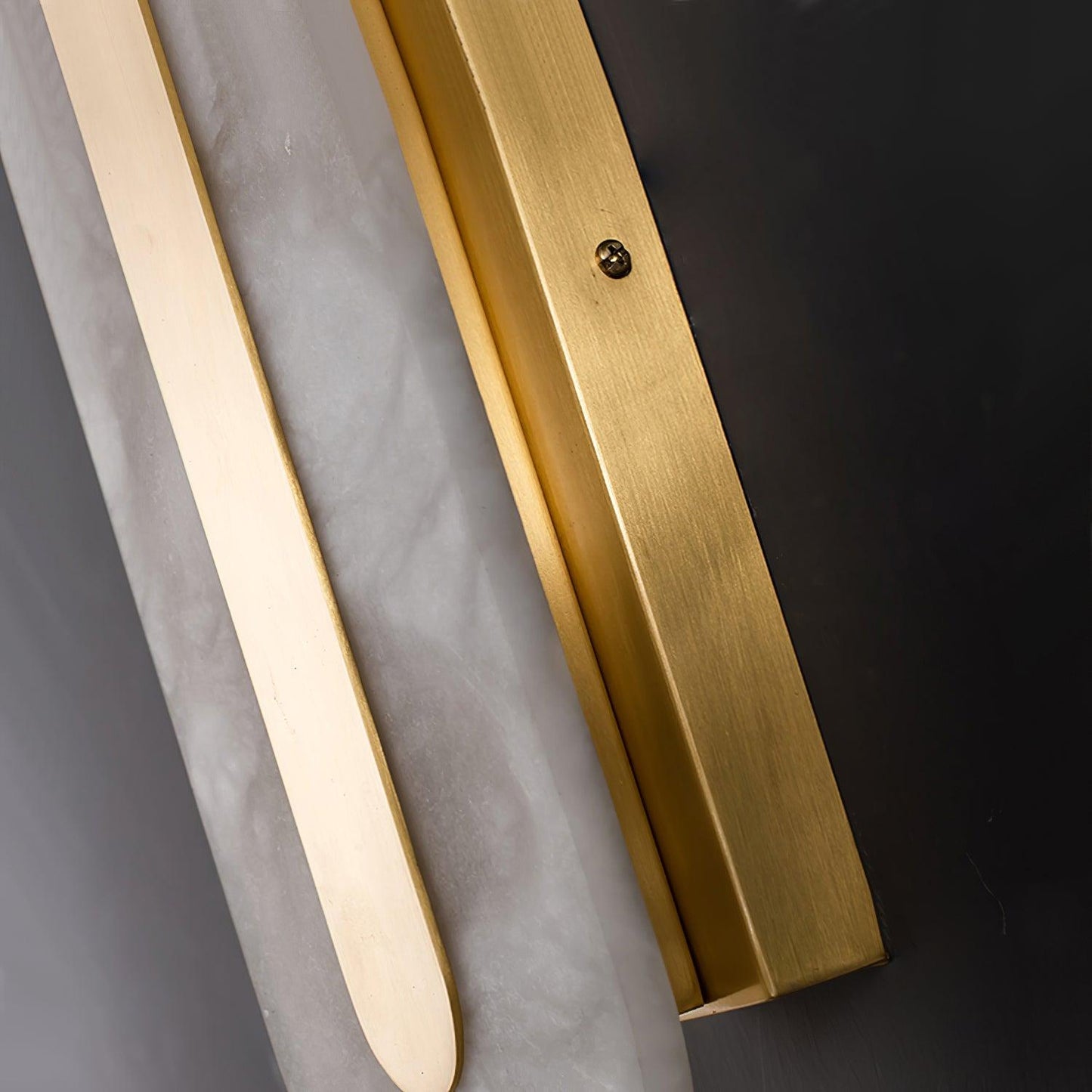 Hurn Curved Alabaster Wall Sconce