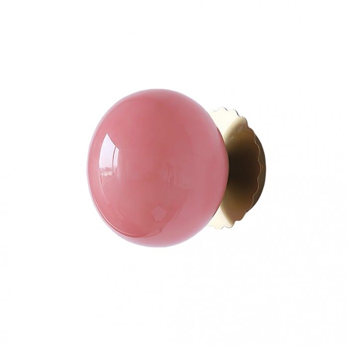 Victoria Bauhaus Glass Sphere Wall Light